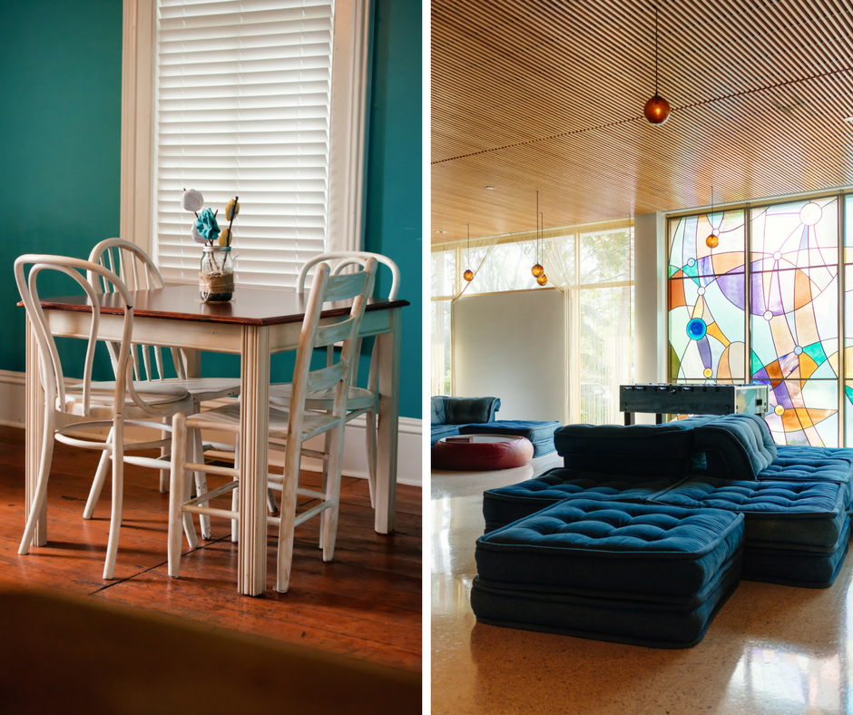 interieur kleur teal